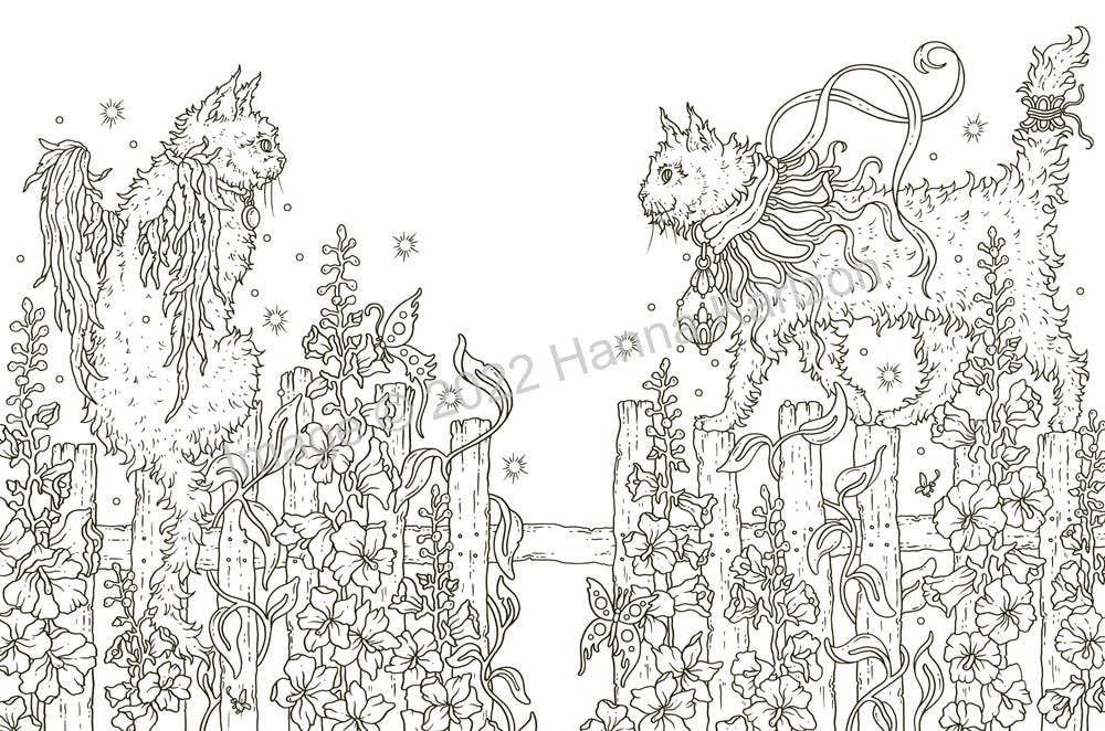 Gibbs Smith - Wholesale Coloring & Activity Book - Adult - Tales from the Witch's Cottage1