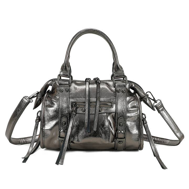 Gallantry - Wholesale Top Handle Bag - Women's - Skyla Metallic(R-1979-4)
