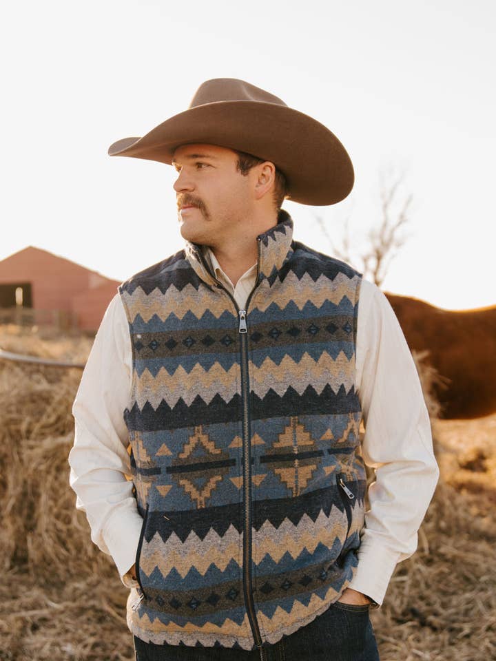 Chaleco azteca para hombre M-25224 para venta al por mayor de MontanaCo