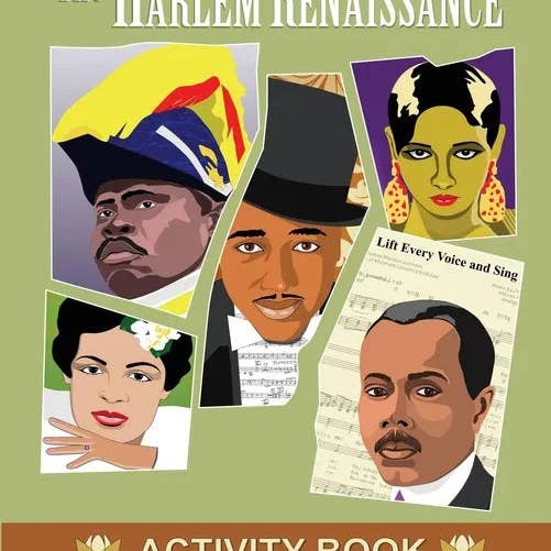 Books by splitShops - Wholesale Coloring & Activity Book - Adult - The Harlem Renaissance Activity Book - Paperback