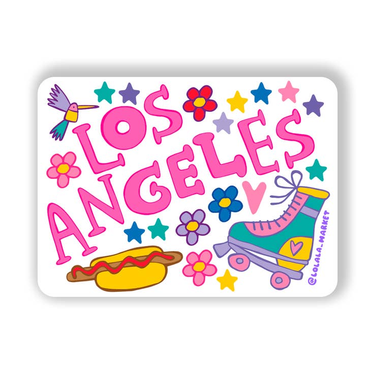 Los Angeles Magnet (PINK) for wholesale by LOLALA