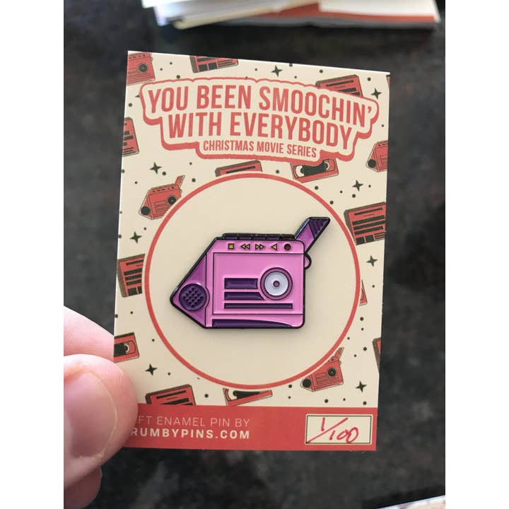 Talkgirl for wholesale by Crumby Pins