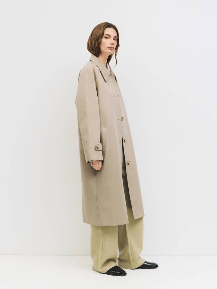 MOD REF - Wholesale Trench Coat - Women's - The Serena Coat | Pointed Collar Trench Coat8