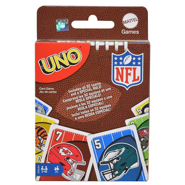 Deluxe Import Trading - Wholesale Card Game - Mattel DP NFL UNO