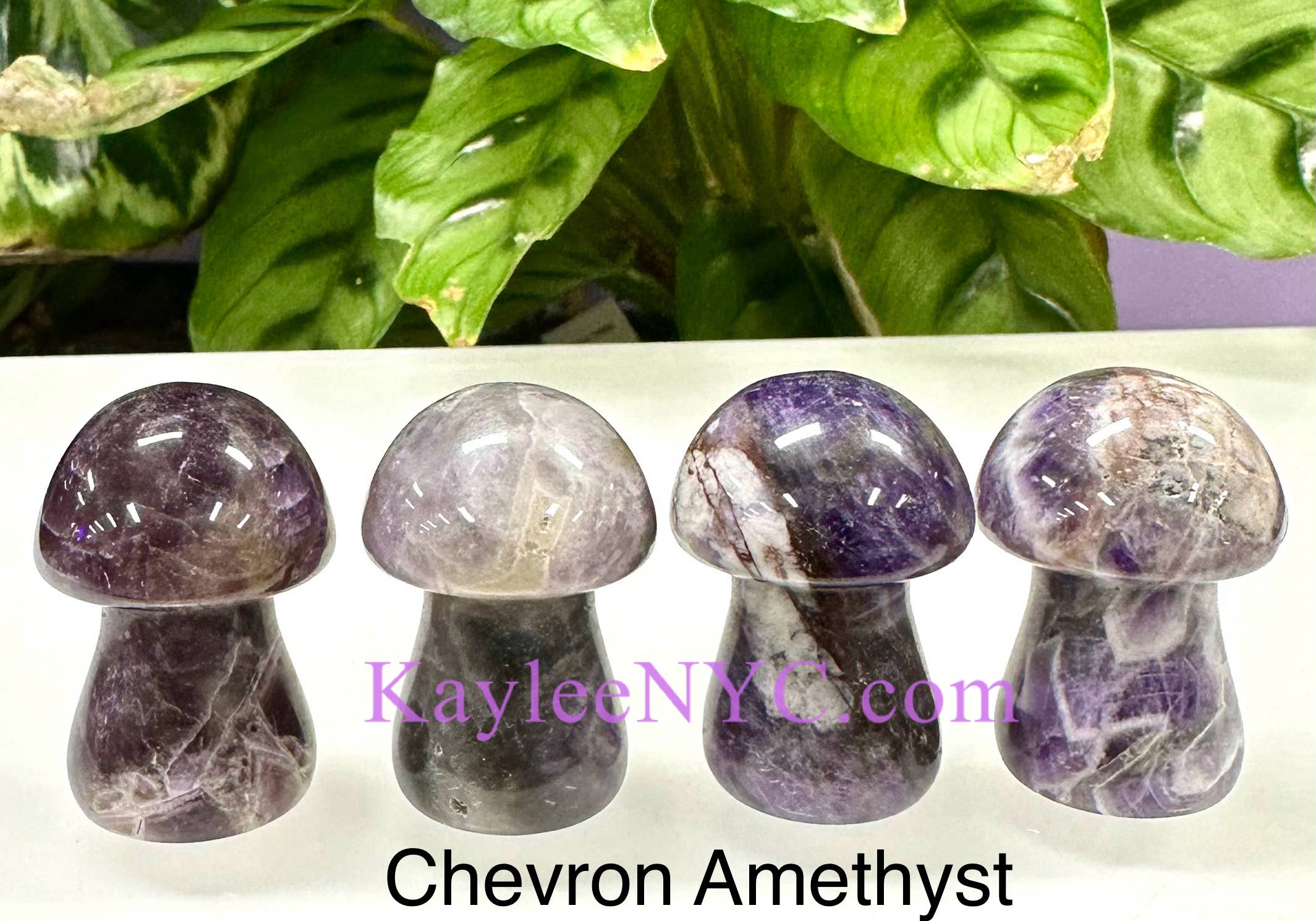 KayleeNYC - Wholesale Spiritual Stone/Crystal - Natural mix Crystal Mushrooms 3.5cm Crystal Healing6