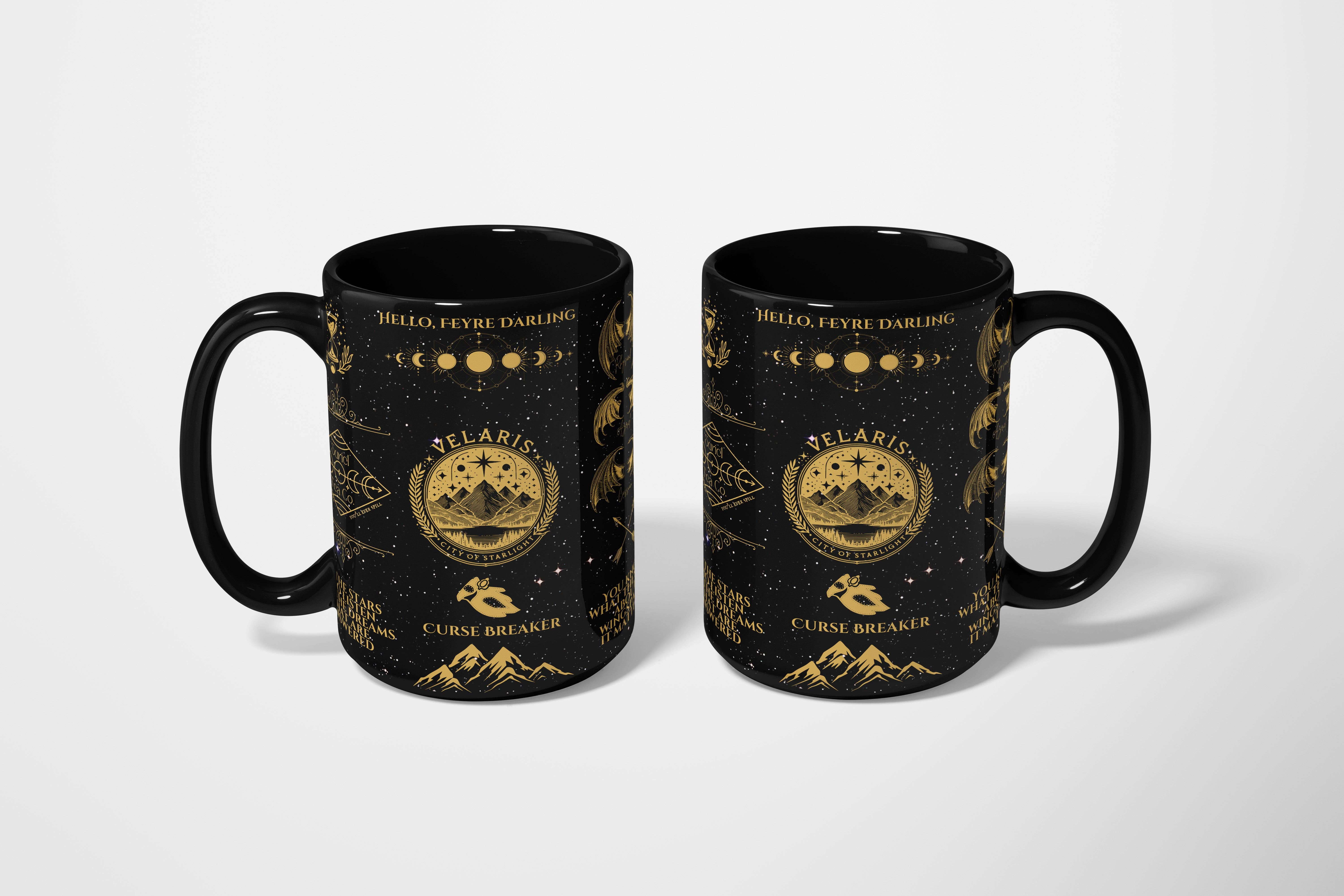 MagicMerchEmporium – wholesale Coffee mug – Black ACOTAR Night Court Mug4