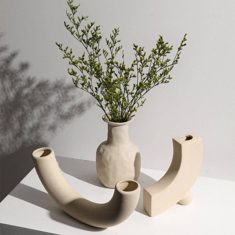 BlakOutlet - Wholesale Vase - Modern Minimalist Ceramic Vase Flower Ornaments1
