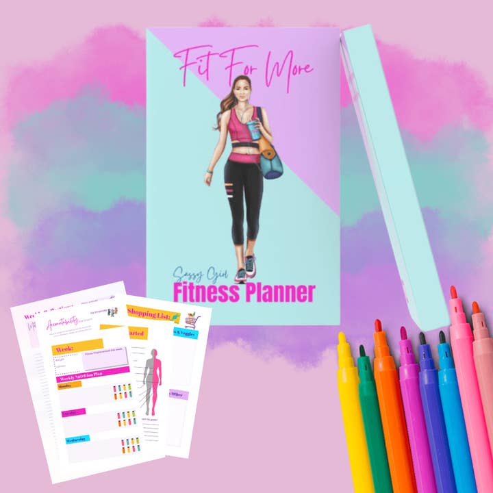 Planificateur de fitness Fit For More : Sassy Girl pour la vente par Fit For More Store