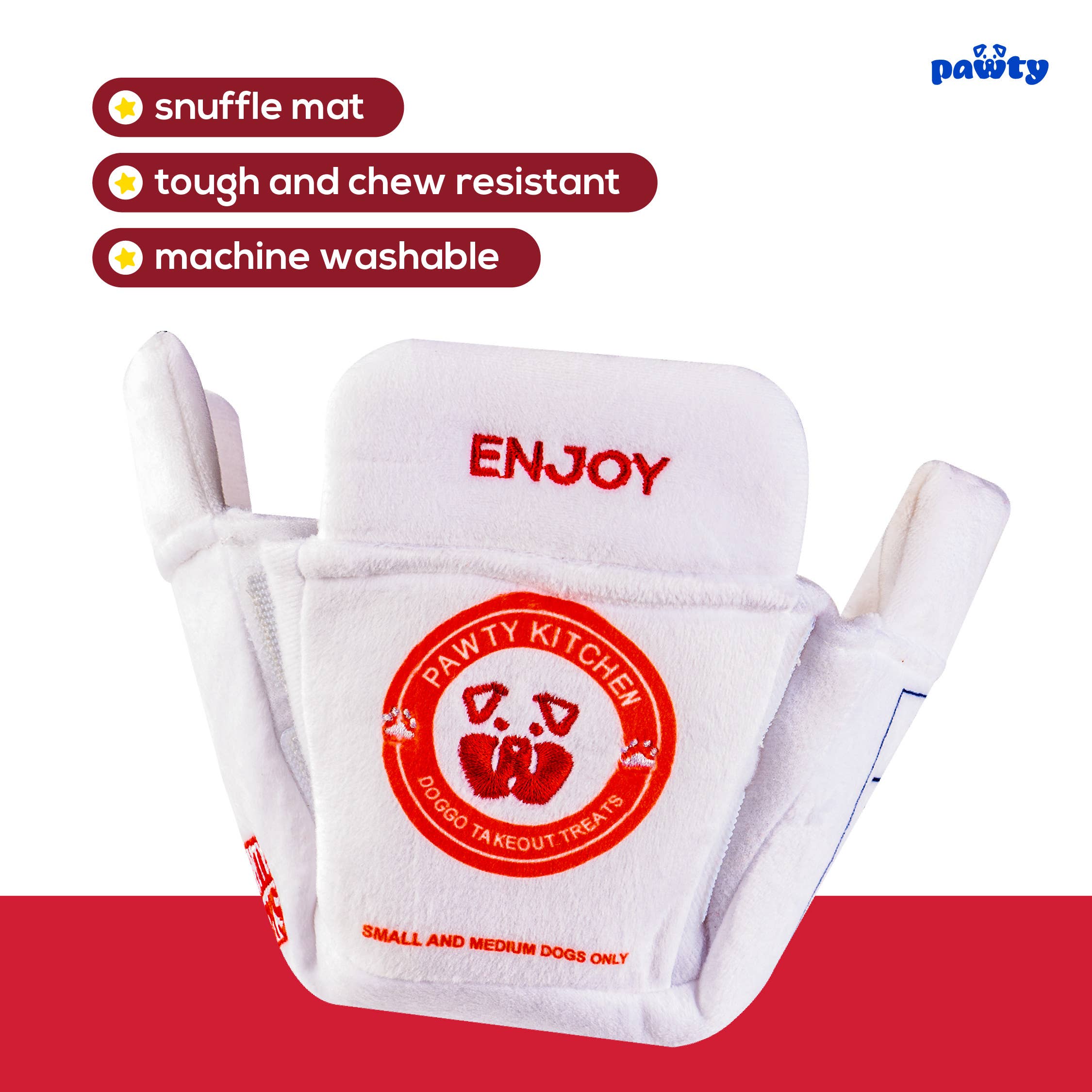 PAWTY Dog Toys - Wholesale Pet Plush Toy - Dog - Chinese Takeout Box4