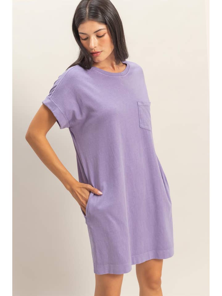 Round Neck T-Shirt Mini Dress for wholesale by HYFVE