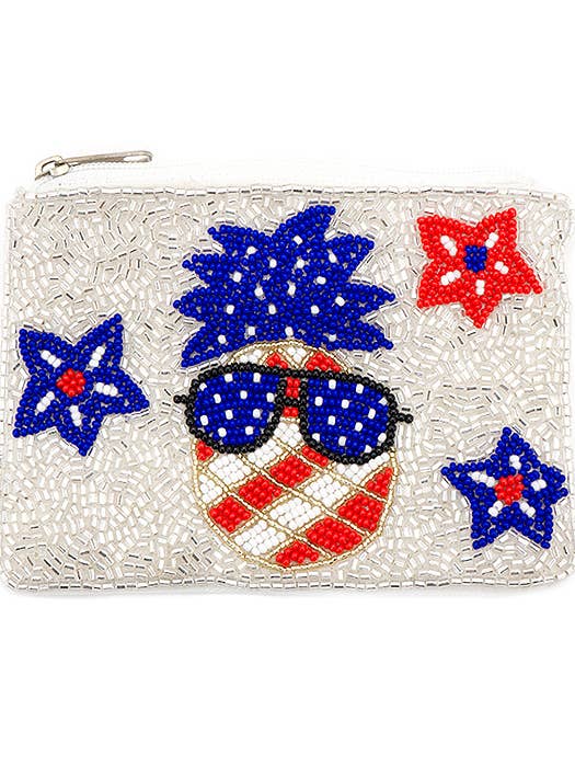 ( I090 ) AMERICAN FLAG HANDMADE WALLET for wholesale by Jewelry Max