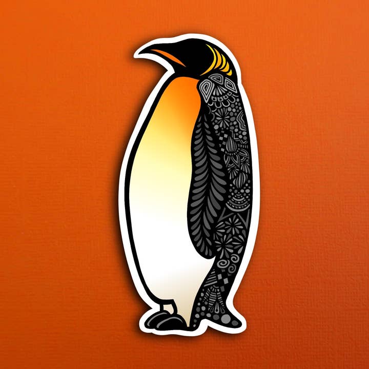 Zenspire Designs - Wholesale Sticker - Penguin Sticker (WATERPROOF)
