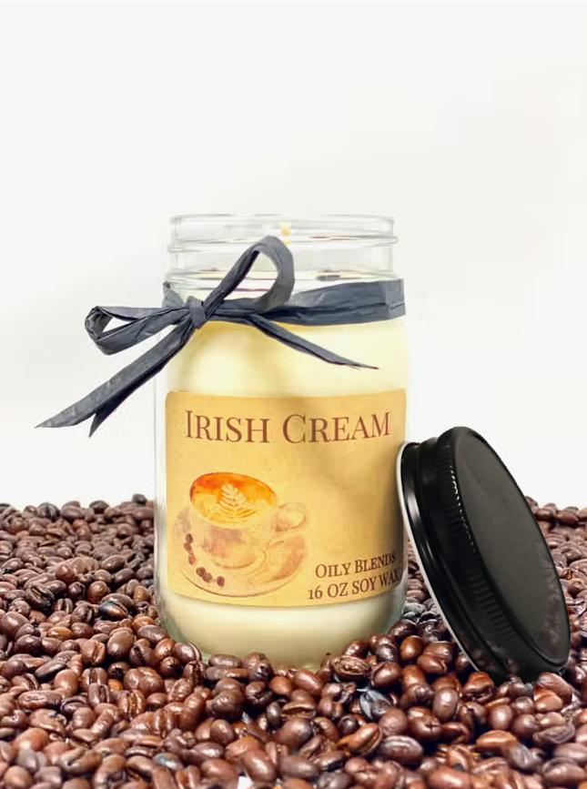 Oily Blends - Vente Bougie en bocal - Bougies Barista Blends Coffee House - Durée de combustion de 100 heures2