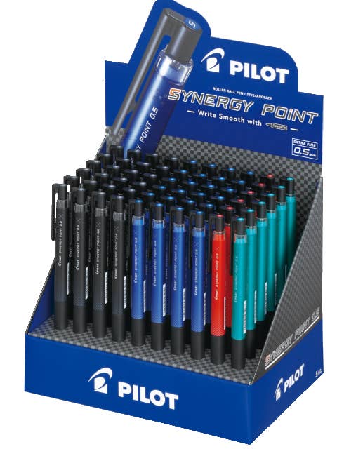 Stylo à bille à encre gel, Synergy Point, 0,5 mm, lot de 60 pour la vente par Pilot