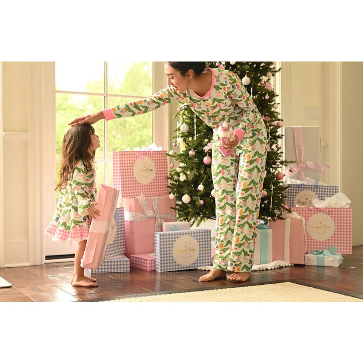 Sugar Bee Clothing - Wholesale Sleepwear Set - Kids - Christmas 2024 Pajamas-Girls Nutcracker- Gown With Bloomers1