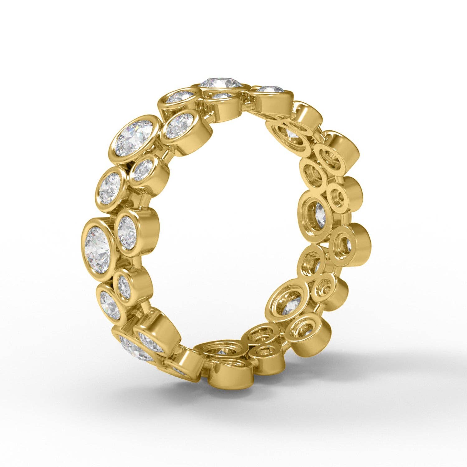 Star Joya – Großhandel Verlobungsringe – 3MM runder Moissanit 925 Silber Verlobungsring5