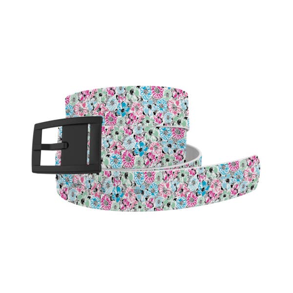 C4 Belts & Accessories - Wholesale Belt - Women's - San Soleil Wildflower Belt with Black Buckle Combo