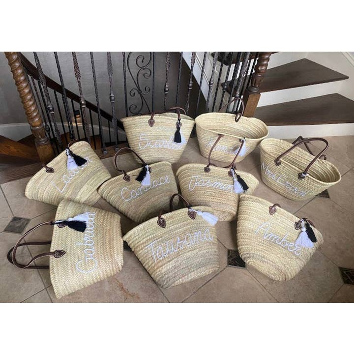 Mikwi - Wholesale Beach Bag - PERSONALIZED BASKET, customized straw Beach bag - WHOLESALE4