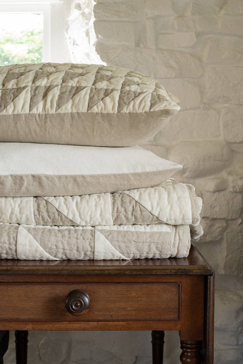 Niki Jones - Vente Coussin lombaire - Housse de coussin rectangulaire en lin velours11