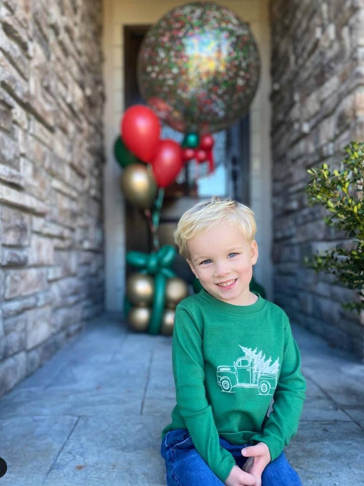 Árbol de Navidad Truck Verde para venta al por mayor de Little Hoot Designs