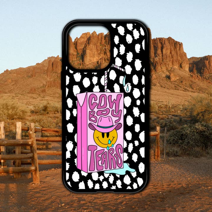 COWBOY TEARS IPHONE CASE for wholesale by Western Babes Boutique LLC