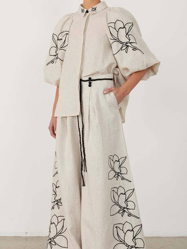 Floral Top and Pants Set and other Purchase Wholesale linen set. Free Returns & Net 60 Terms on Faire trending on Faire.