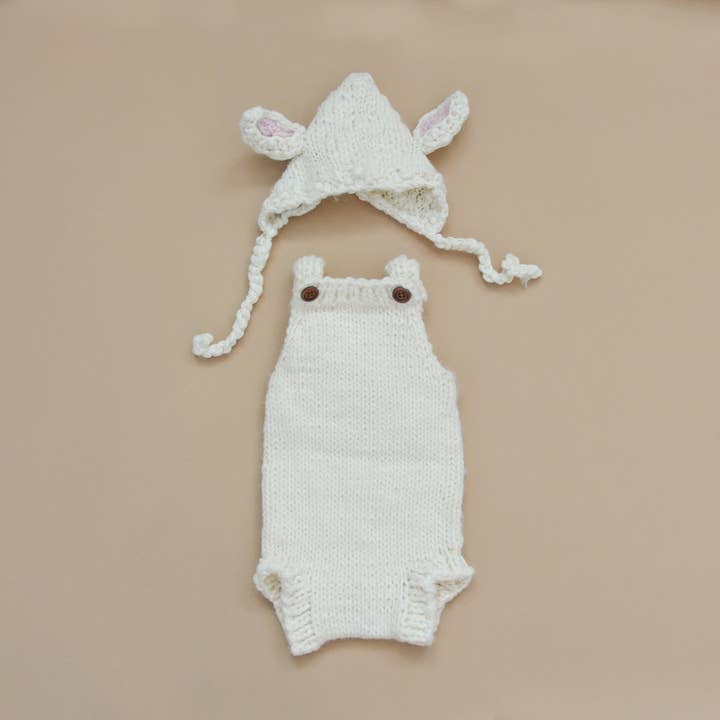 The Blueberry Hill - Vente Bonnet – enfant - Chapeau Mary Lamb | Bonnet de printemps tricoté à la main pour enfants et bébés3