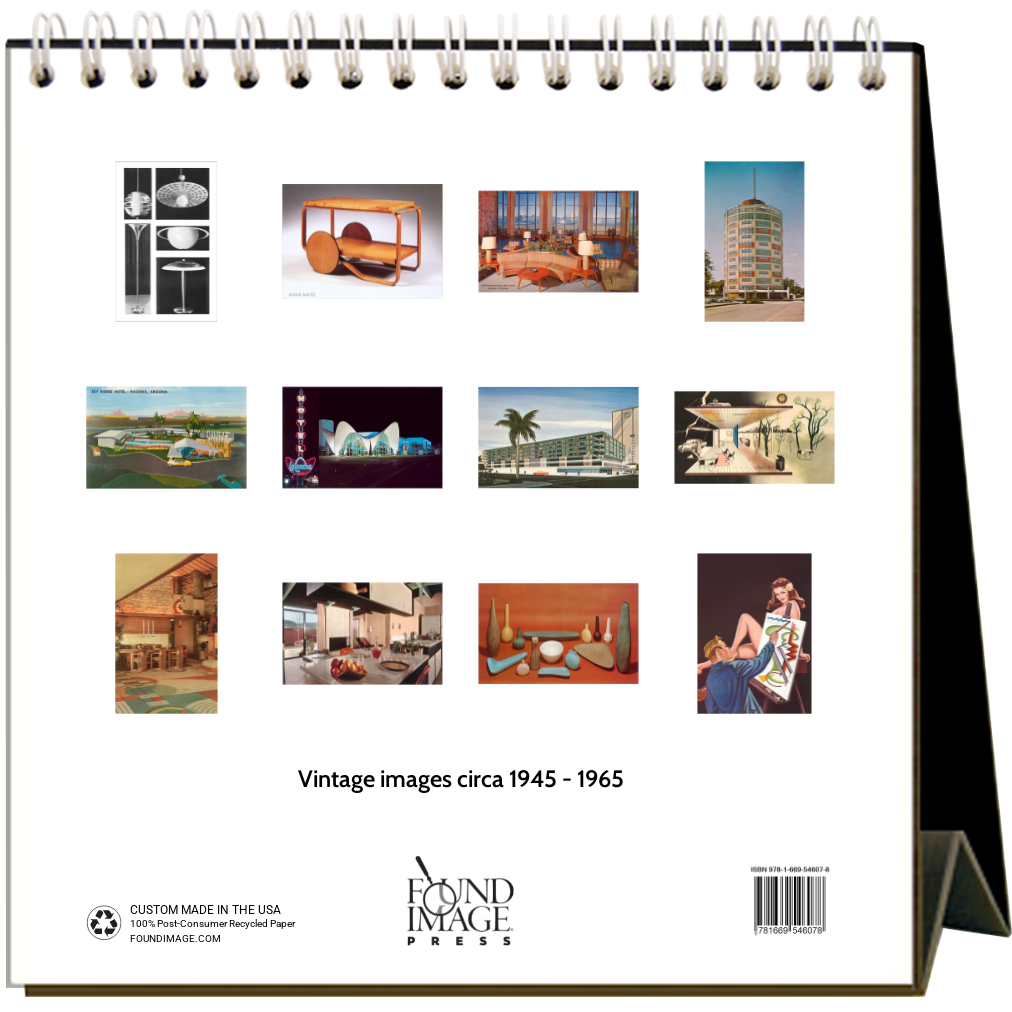 Found Image Press - Wholesale Kalender - Mid Century Modern 2026 Bureaukalender1