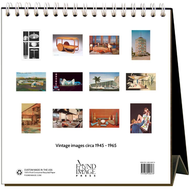 Found Image Press - Wholesale Kalender - Mid Century Modern 2026 Bureaukalender1