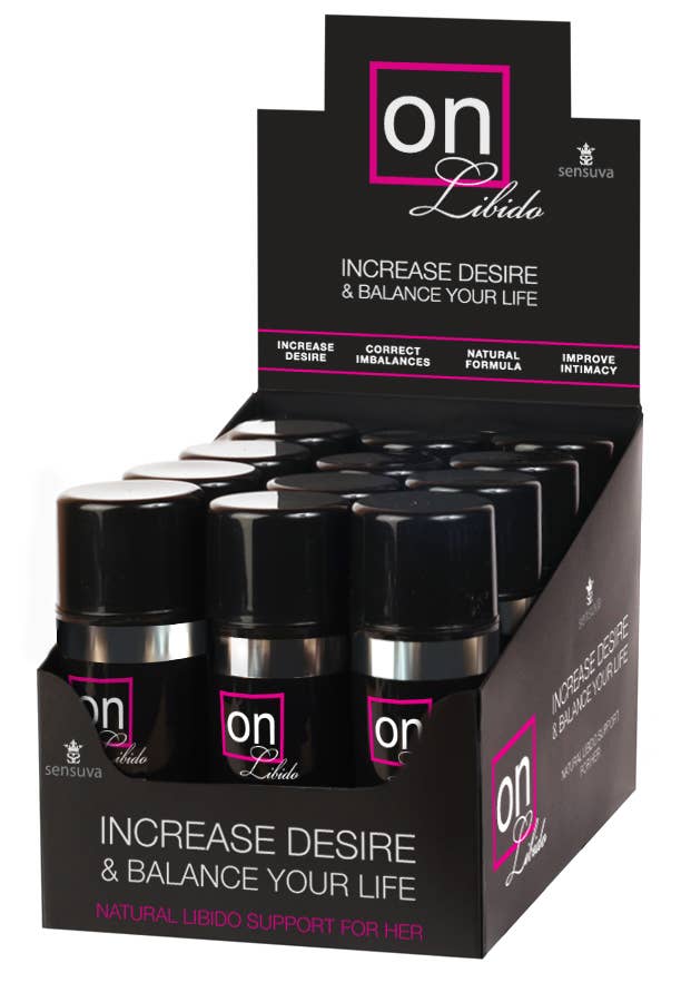 Sensuva - Wholesale Personal Lubricant - On™ Libido 12 Piece Display0