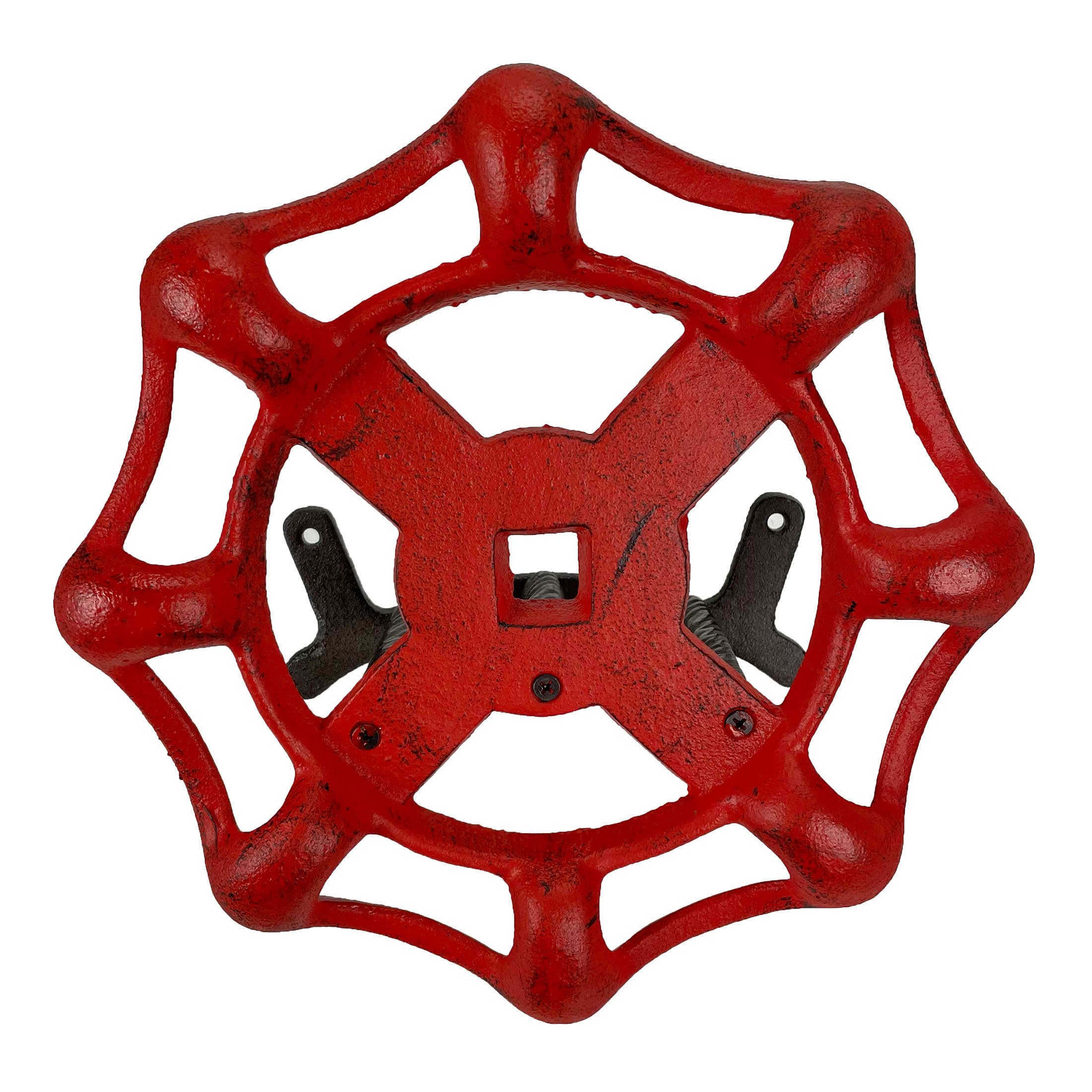 Zeckos – wholesale Trädgårdsverktyg – Röd gjutjärn Vintage kranspigot trädgårdsslanghållare 1