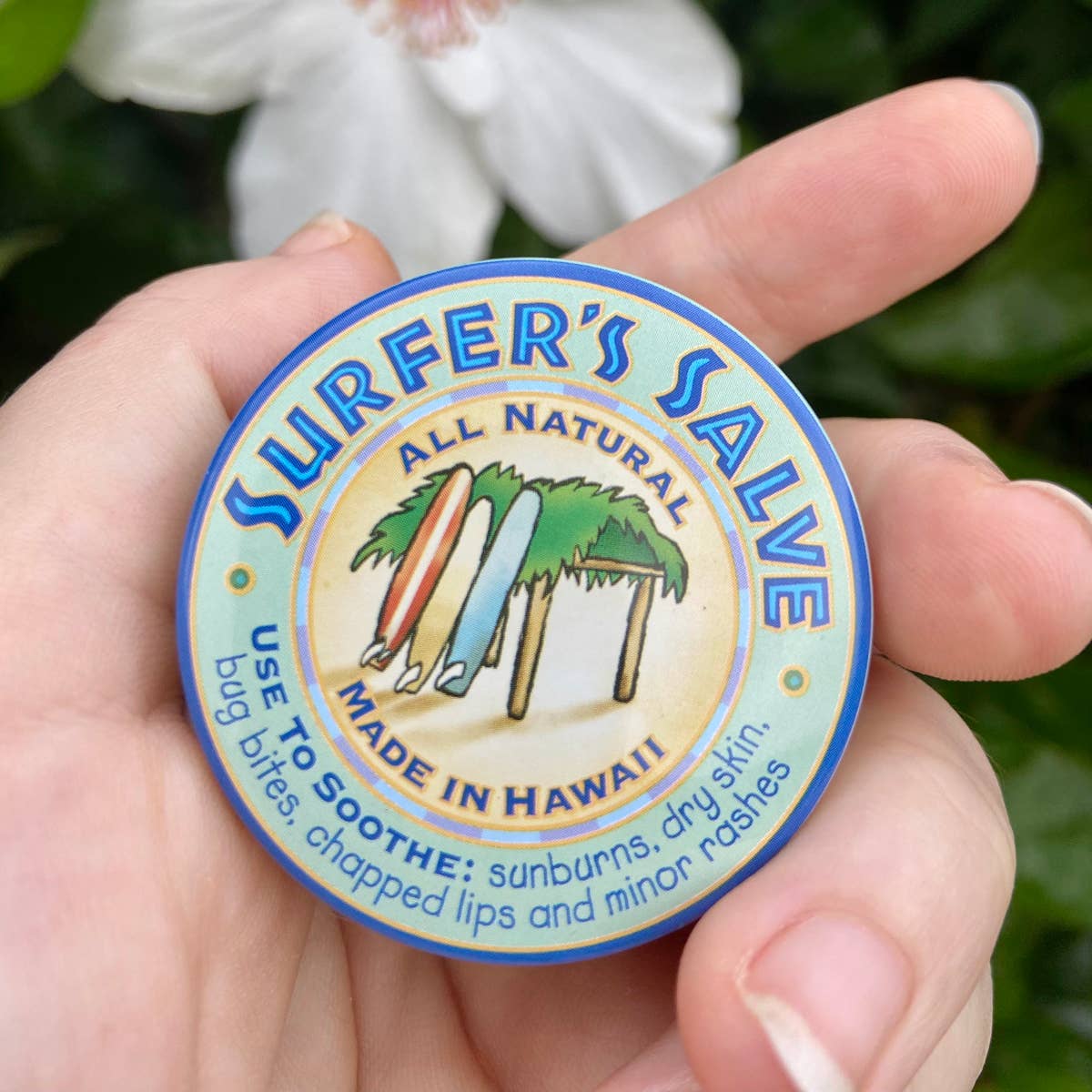 Island Soap & Candle Works - Wholesale Healing Salve/Balm/Cream - All Natural Surfer's Salve - Small 0.8 oz. tin7