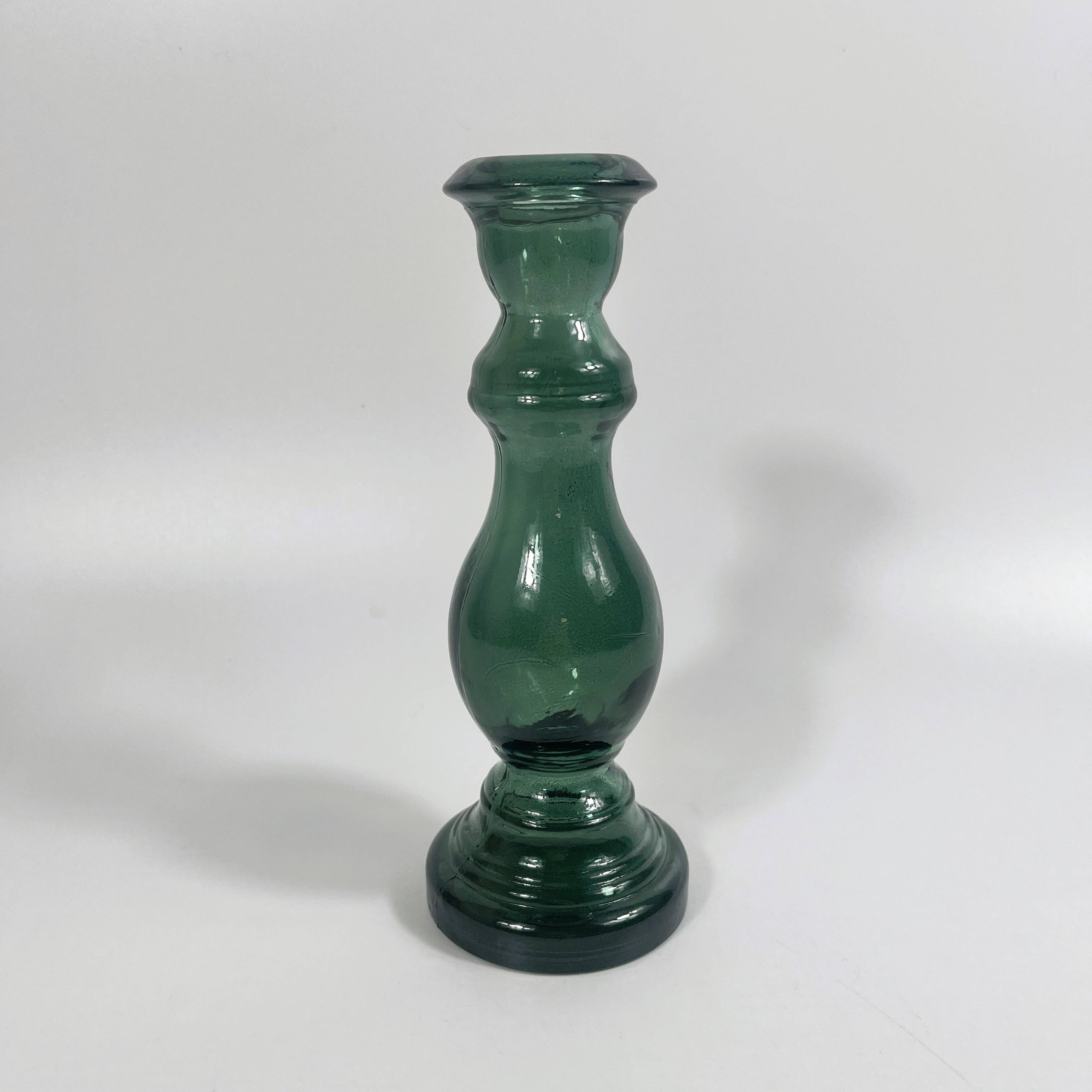 Jarapa - Wholesale Candle holder - Recycled Glass Candlestick 20cm4