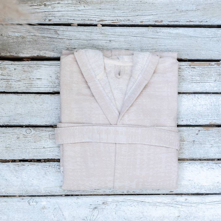 Kikoya - Wholesale Robe - Unisex - Terrybacked Bathrobe Turkish Cotton Light Weight Hood Quick5