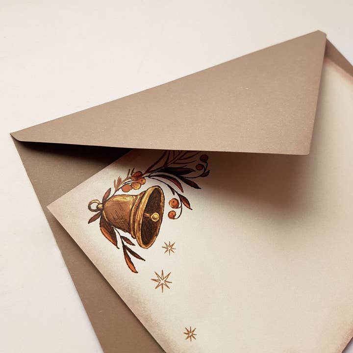 So Quiet - Wholesale Christmas Card - Christmas Cat Postcard3