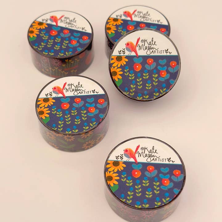 Kate Mason Artist - Vendita all'ingrosso Nastro washi - NASTRO ADESIVO WASHI Flower Farm