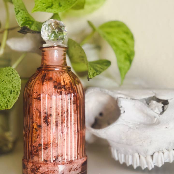 White Rose & Willow Bark Anti-Inflammatory Bath Potion for wholesale by Selenite Studio