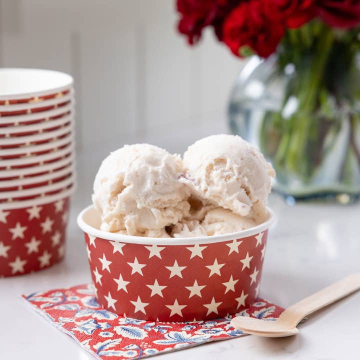 My Mind’s Eye - Vente Gobelets jetables - HAM1017 - Gobelets à sundae en papier Hamptons Star1