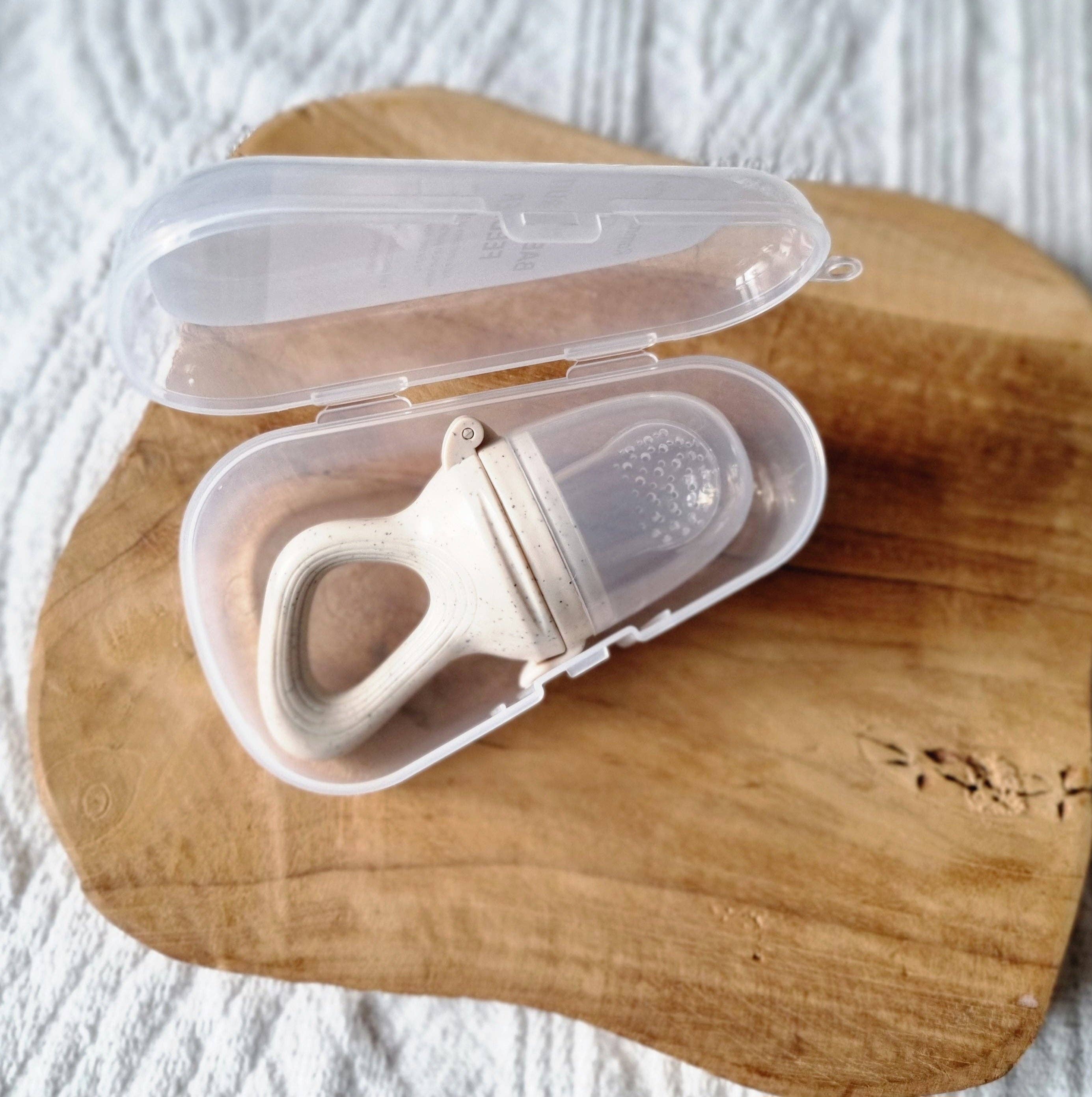 Rammelaartje - Wholesale Teether (Not Clip-On) - Baby - Fruit Food Pacifier - Beige Dotted2