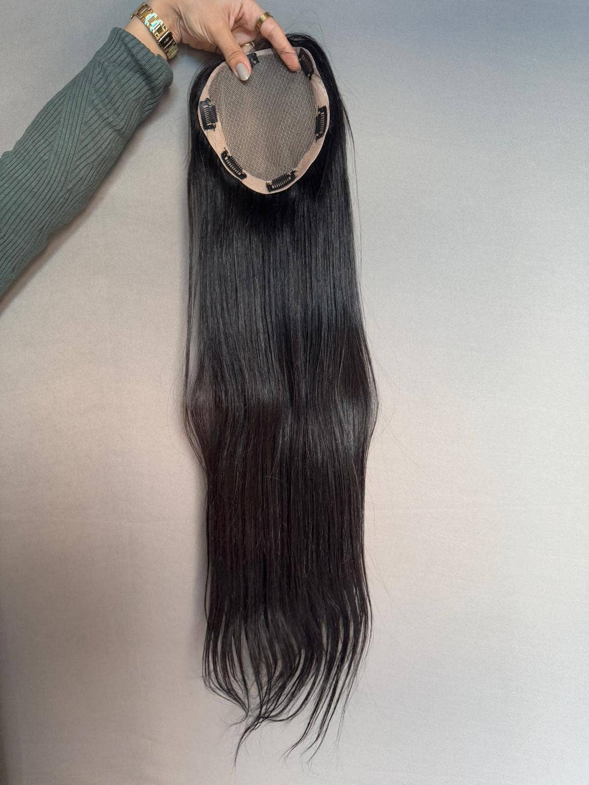 Gaurash Beauty Supply Inc. - Wholesale Hair Extensions - Indian Remy Human Hair Toppers for Women with Silk Base1
