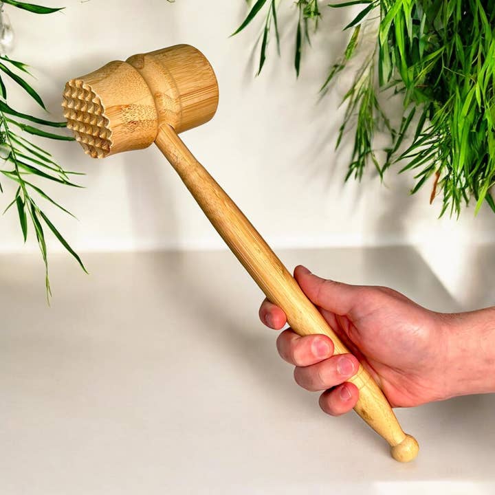 Bamboo Meat Hammer & Tenderizer | Men's Gift Bestseller for wholesale by Bamboo Switch