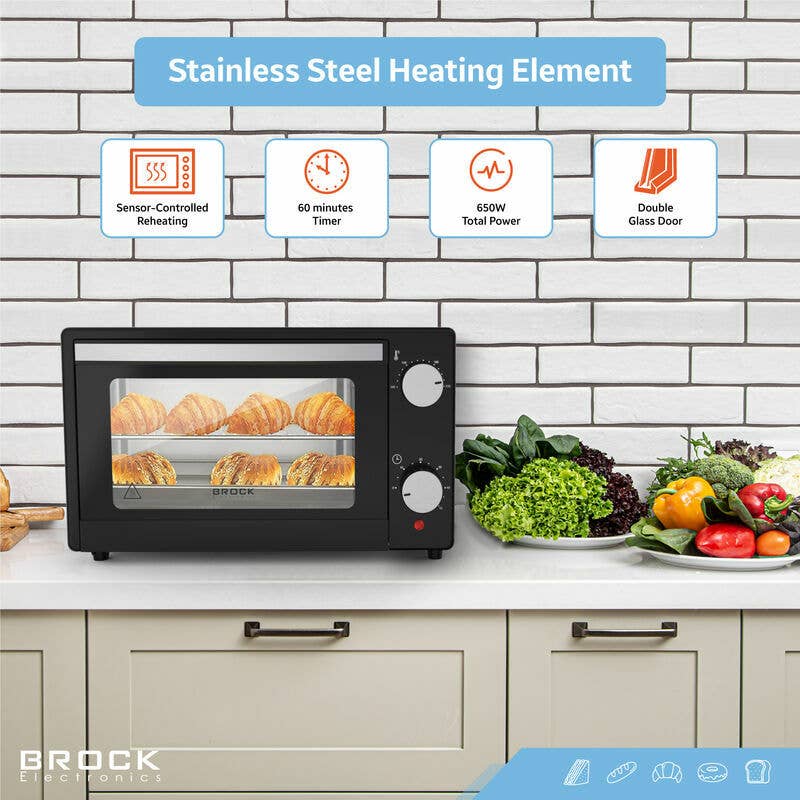 Sland - Wholesale Kitchen Appliance - Electric oven BROCK TO 9001 B 9L, 650W12