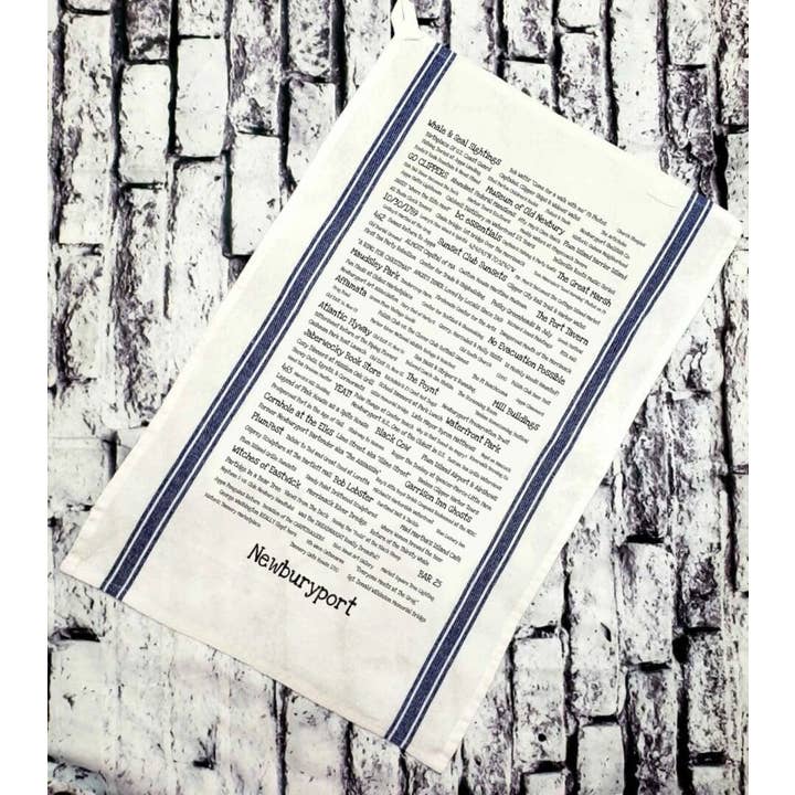TownieSwag - Wholesale Tea Towel - Newburyport Townie Tea Towel