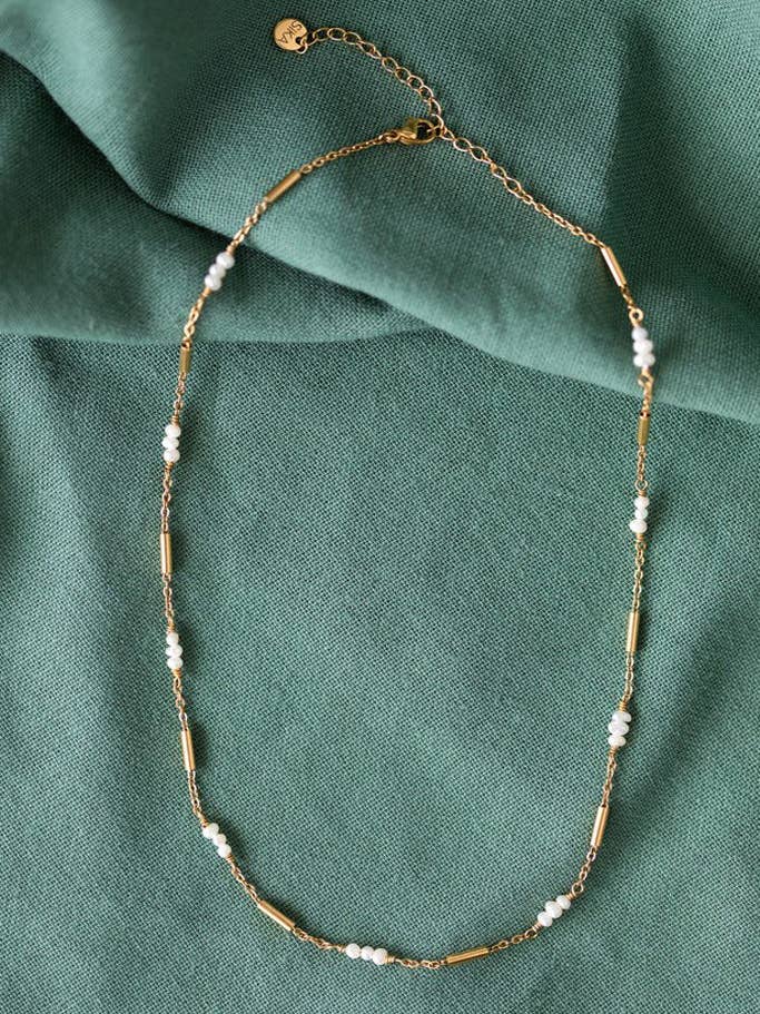 Lila Necklace - Freshwater Pearls for wholesale by SIKA BIJOUX