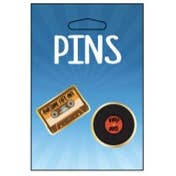 Kalan - Wholesale Lapel Pin/Button - 2 pc Enamel pin Cassette Tape & Record