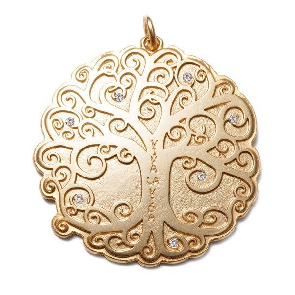 Levensboom Goudglanzend, Amulet L voor wholesale door SchauTime