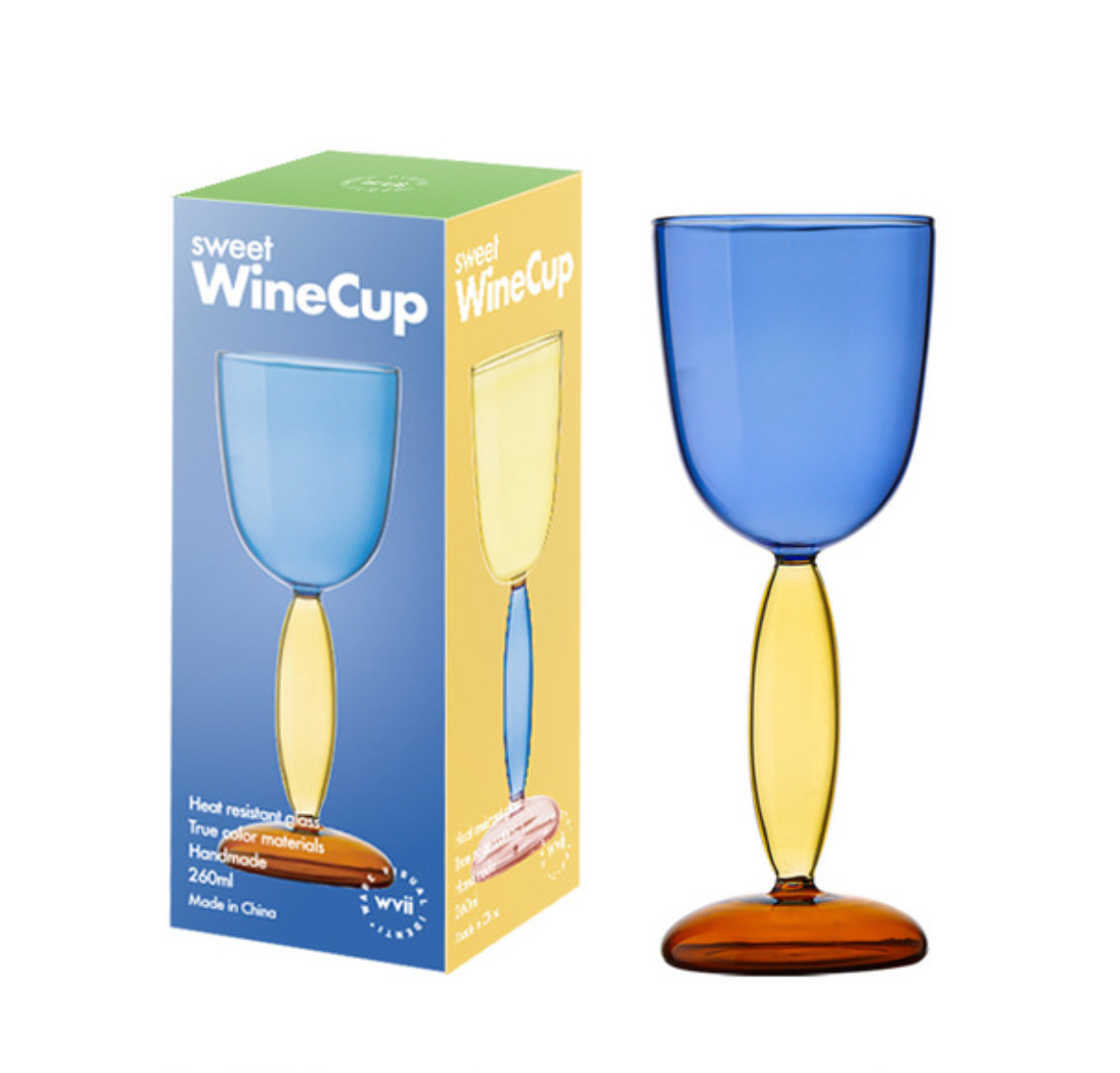 IVORE.GROUP (We cover All Import duty) - Vente Verres à vin - Verre à vin et carafe colorés en verre borosilicaté5
