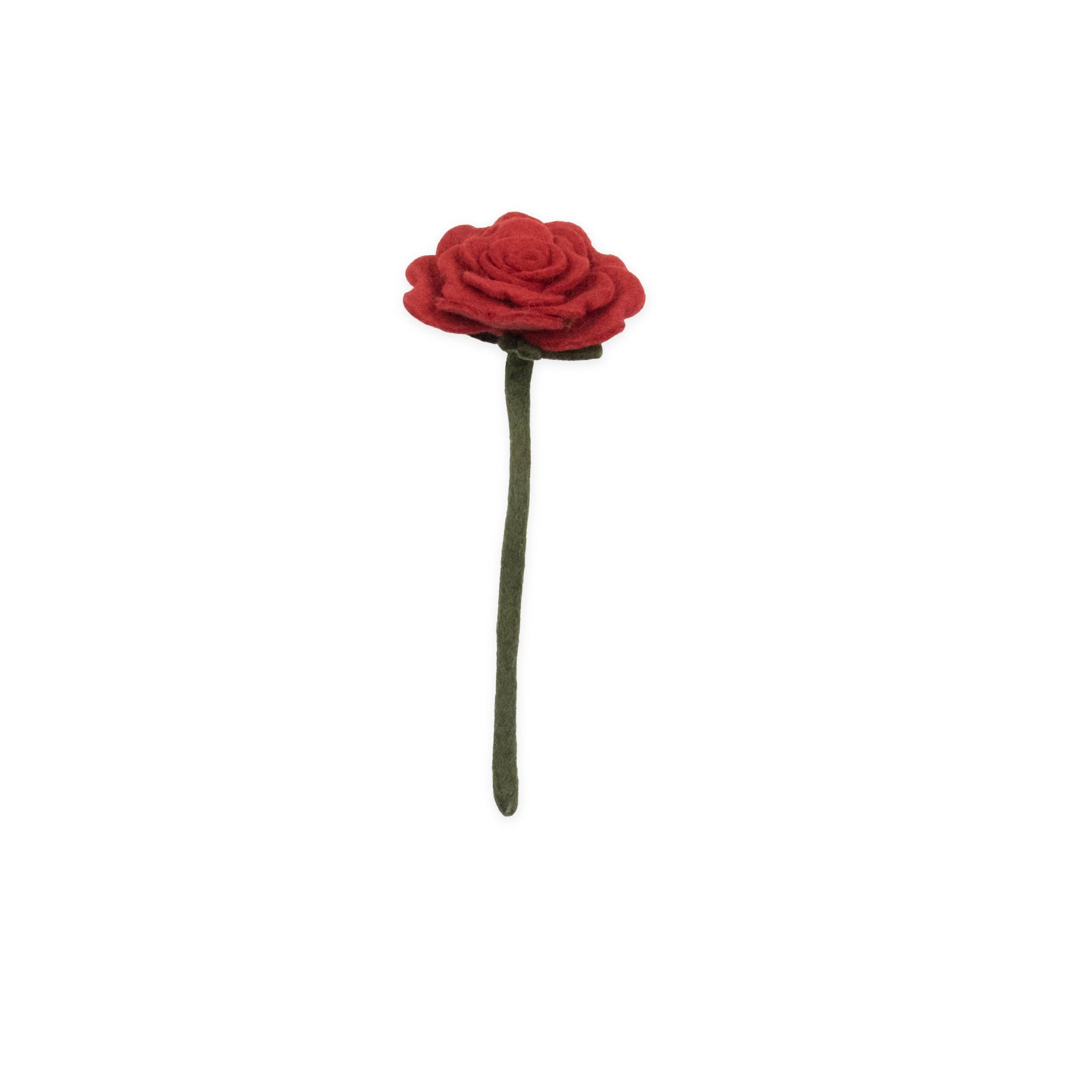 Global Goods Partners - Wholesale Artificial Flowers - Felt Blooming Rose8