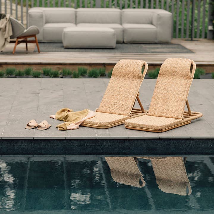 The Straw Studio - Wholesale Outdoor Chair - The Original Foldable Sunbed - Braided3