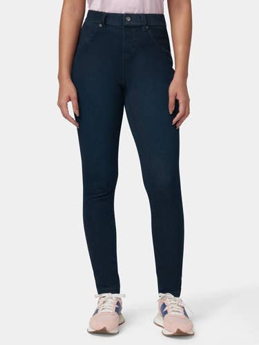 Curvy High Waist Ultra Soft Denim Leggings for wholesale by Hue Canada